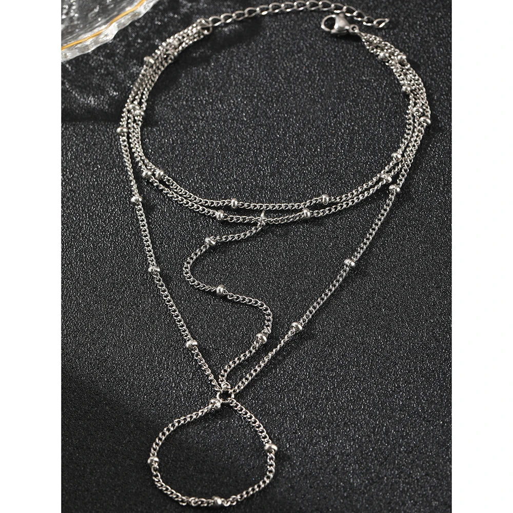 Stainless Steel Bracelet Simple Fashion New Design Wear Bracelet Ring Fine Bracelet For Women Jewelry Elegant Luxury Noble Gifts
