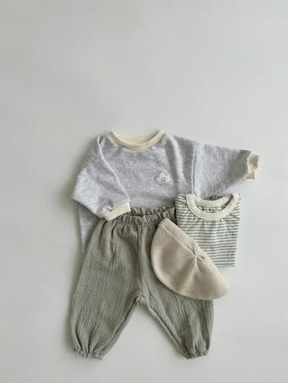 Organic Cotton Baby Pants Newborn Toddlers Autumn Spring Summer Winter Cute Print Soft Muslin Clothes Pants Pantalons Capris